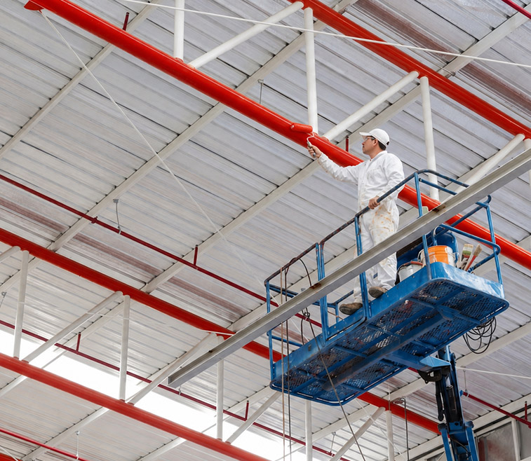 Pintura industrial en Valencia: soluciones para naves y grandes superficies